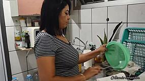 Beautiful Latina Pornstar Sarah Rosa Prepares For Hot Sex Scenes