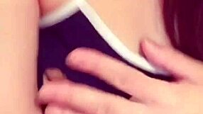 Nympho Selfie Girl Squirts with Shaved Seduction