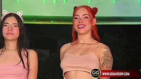 redhead's intense screams during cock sucking at ggmansion