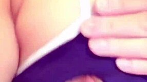 Nympho Selfie Girl Squirts with Shaved Seduction