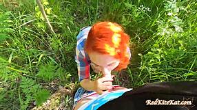 I love sucking big dick in public. Cum fills my mouth outdoors after a walk.