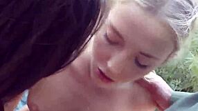 Why is the police woman getting fucked while the cop gets punished in this amateur threesome