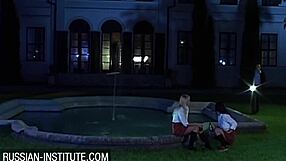 Secret outdoor trio features two gorgeous teen 18+s