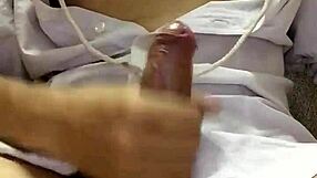 White shirt arrives at school for the day.