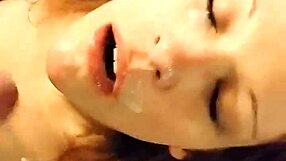Redhead amateur give deepthroat to monster cock