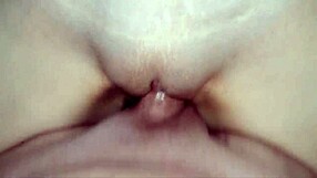 redhead wife enjoys relaxing oil massage at home