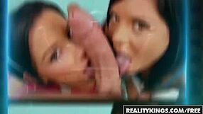 RealityKings Happy Tugs: Brando Marlin bangs Cindy Starfall hard in hands