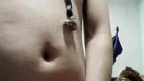 curious crossdresser explores wild toy play