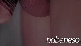 Watch her deepthroat and catch that cum on tongue?