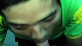 Straight guy interacts with gay older man in a casual setting.