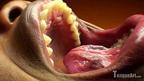 Breanna Gets Super Close For Intense Oral Fetish Action