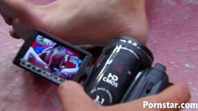 Sweet Brunette Melody Star Gets Pounded and Cumshot in Garage