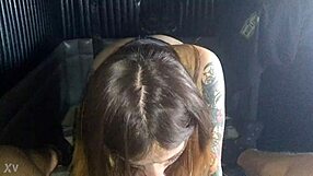 40 years old slut milf with big ass gets naked and earn money while providing blowjob
