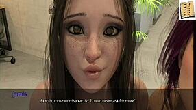 Brunette Girlfriend Uncovers John's Secret Sexual Desires