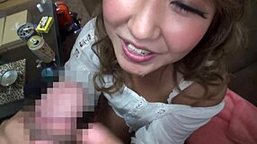 Asian Amateur Blowjob With Big Tits And Facial