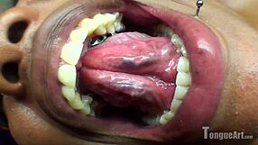 Breanna Gets Super Close For Intense Oral Fetish Action