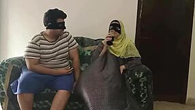 sexy neighbor relaxes on the sofa with me