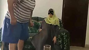 sexy neighbor relaxes on the sofa with me