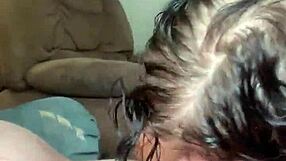 MILF Sucks Cock Till Cum On Tongue