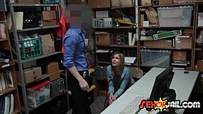 A blonde teen with huge bouncy tits fuck a unknown man in a missionary position