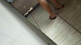 Novinha safada knows how to tease with her small tits