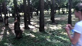 Teen Outdoor Webcam Fun With Big Tits