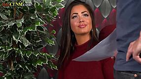 Ebony Babe In Pantyhose Gives Handjob And Blowjob In CFNM Threesome With Bestie!