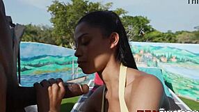 damn, check this wild outdoor fuck with eden west and damion dayski! intense doggystyle action awaits!