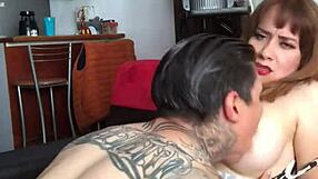 a subtle oral session with mature milf and big tits.