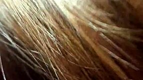 Wife redhead’s hard cock sucking desire to feel licking of skin of dick several time in a day