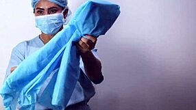 Medical glove fetish ASMR by Dominafire in hospital setting