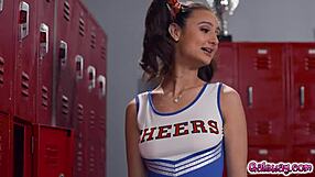 Eliza Ibarra And Coco Lovelock Kiss Passionately In Locker Room With Moans