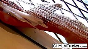 shyla stylez tells her rare solo masturbation story with big tits