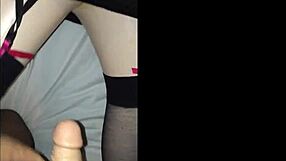 Chastity Strapon Play with Inflatable Blowup Doll in Wild Session