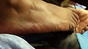 Wife Gives Intense Footjob