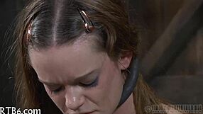 this hotty is trapped inside the cage, what a unique sight