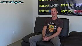 tattooed muscular jock shares his story after casting interview