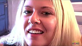 kinky blonde milf in boots rides thick rod