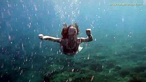 Young sluts swim naked on a yacht! How wild is that?