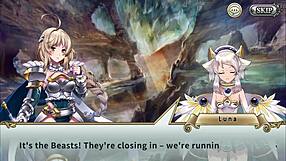 I am the sacred sword princess experiencing my first hentai scene with excitement.