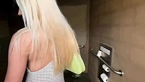 real teen blair hudson chats and hangs out in bathroom