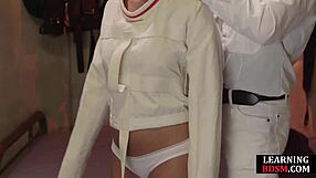 Bondage babe bound and fucked by dom in kinky masterclass