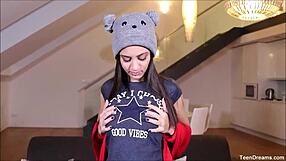 sexy shrima malati plays with her black dildo