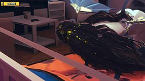 succubus bent over for multiple creampies in hentai