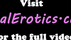 Elegáns eurobabe seggbaszott szabadtéren vad kutyapózban és kanálpózban