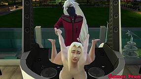 hinata asks, 'can i ride you?' madara says yes, and sunade wants to cum inside in this anal cuckold scene