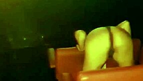 Anny Twerks Seductively In Swing Cinema. Voyeurs Watch Her Pussy.