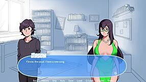 Chucking and jugs in a sexy scene