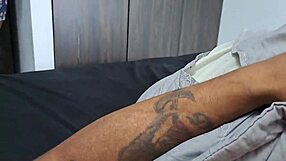 Entered room, found stepbrother masturbating, went crazy for his cock
