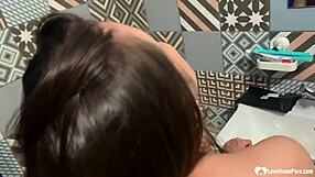 Cute babe in green lingerie enjoys a relaxing pool session